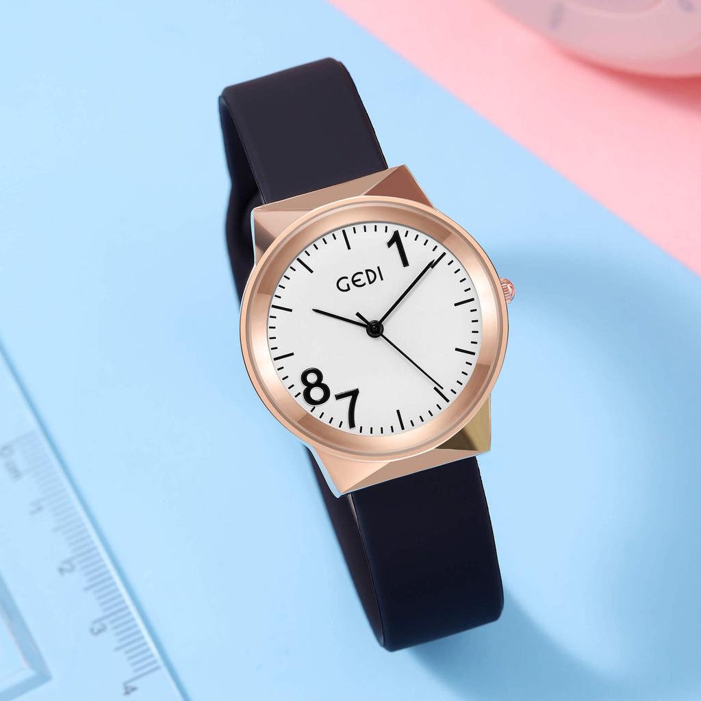 Kreatives Mode-Design-Gefühl Wasserdichte Schüler-Hochwertige Silikon-Quarz-Uhr
