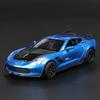 1:32 Corvette Z06 Alloy Sports Car Model Diecasts Metal Toy Vehicles Car Model Simulation Sound Light Collection Kids Toy Gift