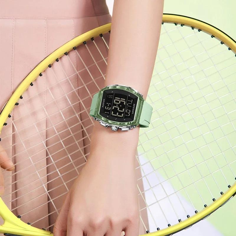 Men's Sports Electronic Watch Waterproof Countdown Calendar Night Light LED Digital Wristwatch