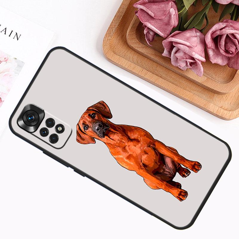 

Rhodesian Ridgeback Dog Case For Xiaomi Redmi Note 14 Pro 13 12 11 9 10 9S 10S 11S 12S Redmi 14C 13C 10C 12C Cover Redmi 12 4G