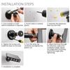 Powerful Solar Light Outdoor Motion Sensor Waterproof Garden Rotatable LED Solar Lamp Spotlights for Garden Path Street
