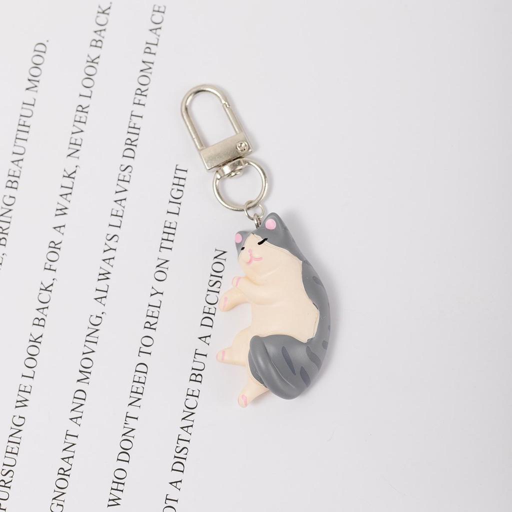 Original Cute Cat Resin Keychain & Bag Charm Gift