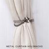 2Pcs Metal Curtain Tie Backs Drapery Holders for Stylish Window Decoration Curtain Tiebacks Set