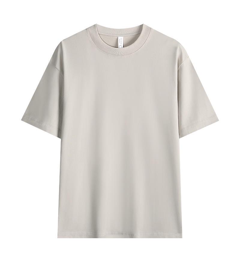 

Мужская футболка из плотного хлопка плотностью 240 г с круглым вырезом и коротким рукавом, однотонная L (120-135 lbs)