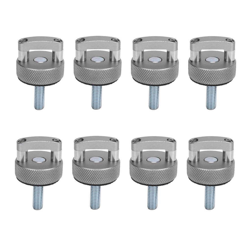 8PCS Hard Top Quick Removal Fastener Thumb Screw Steel Billet Aluminum M8 1.25 Thread Integrated D