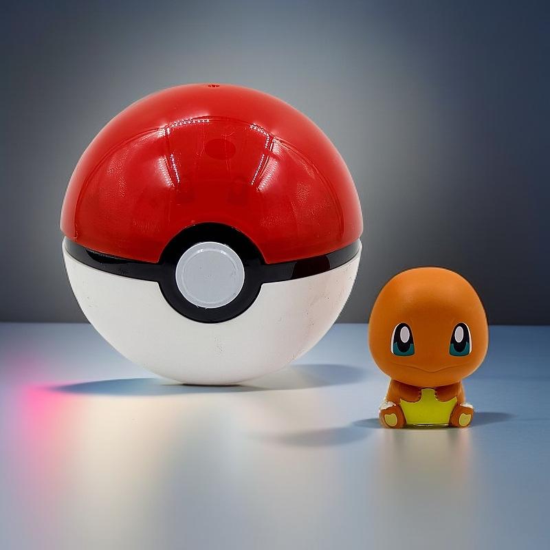 Pokémon Pikachu Mini Figure with Poké Ball Ornament - Tiny Adventure Car Décor & Birthday Gift Gashapon