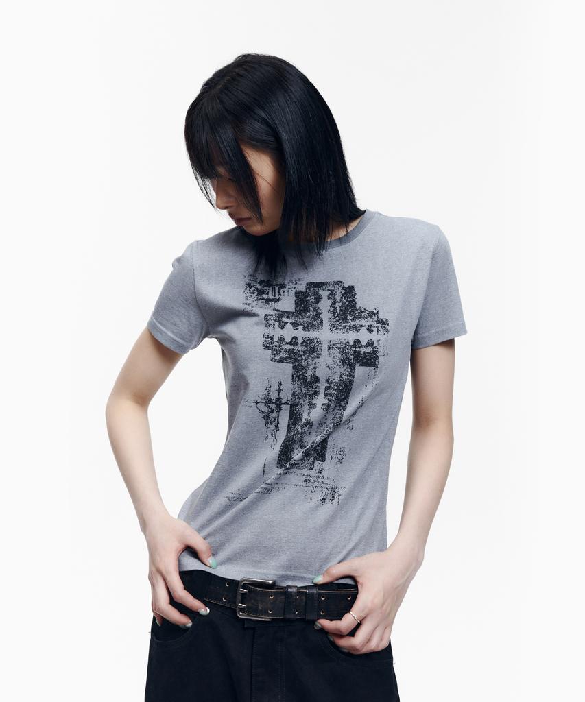 AAKAM Razor Cross Half Top (Gray)