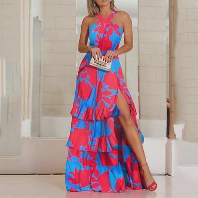 2025 Bohemian V-Neck Sleeveless Summer Dress