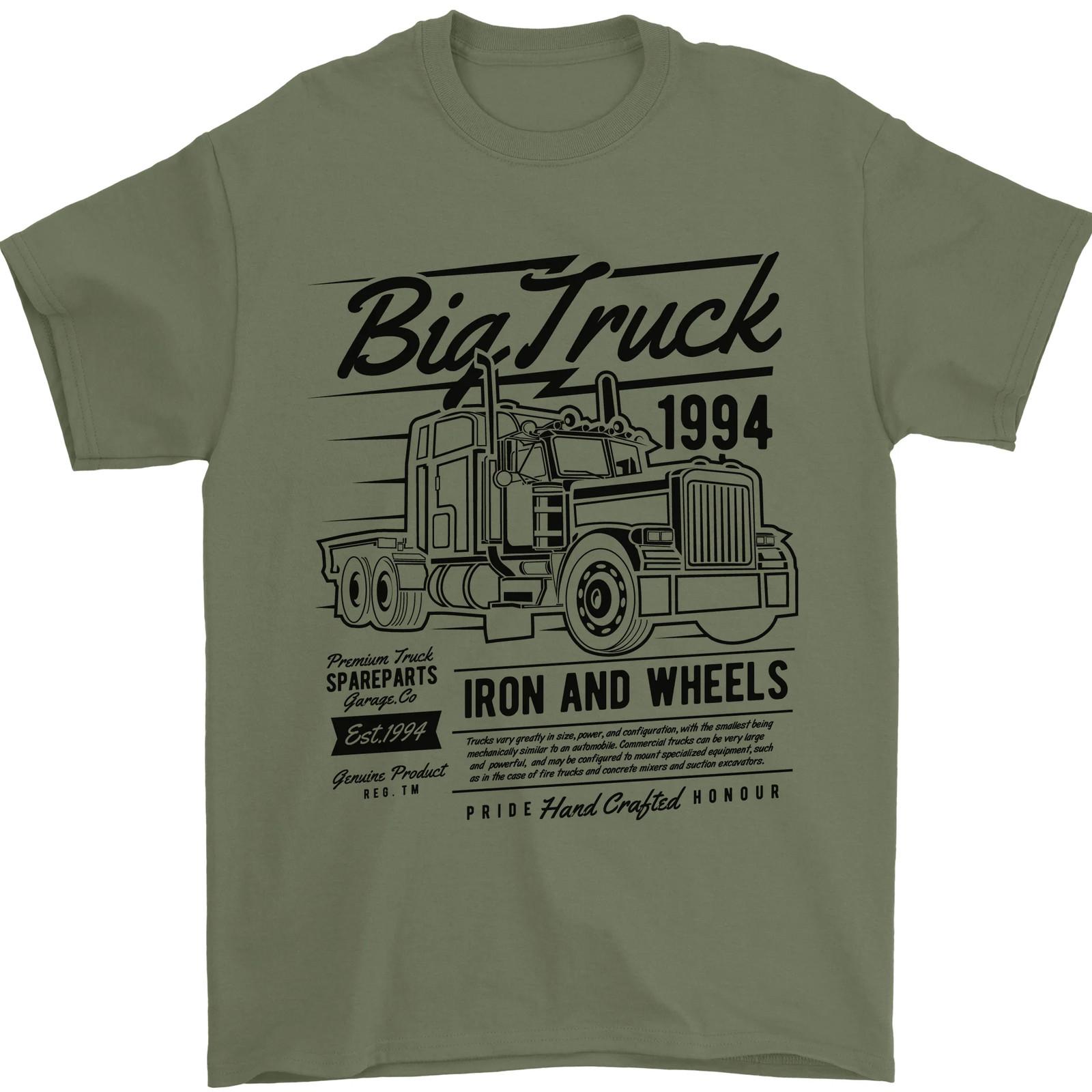 HGV Driver Big Truck Lorry Mens T-Shirt 100% Cotton S разноцветный