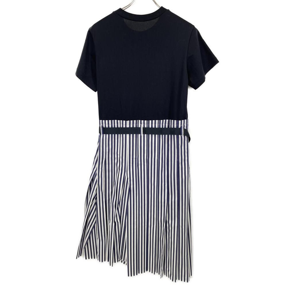 Sacai 24-07401 24 Granatowy Koszula THOMAS MASON Sukienka OP 1 Granatowy Używany