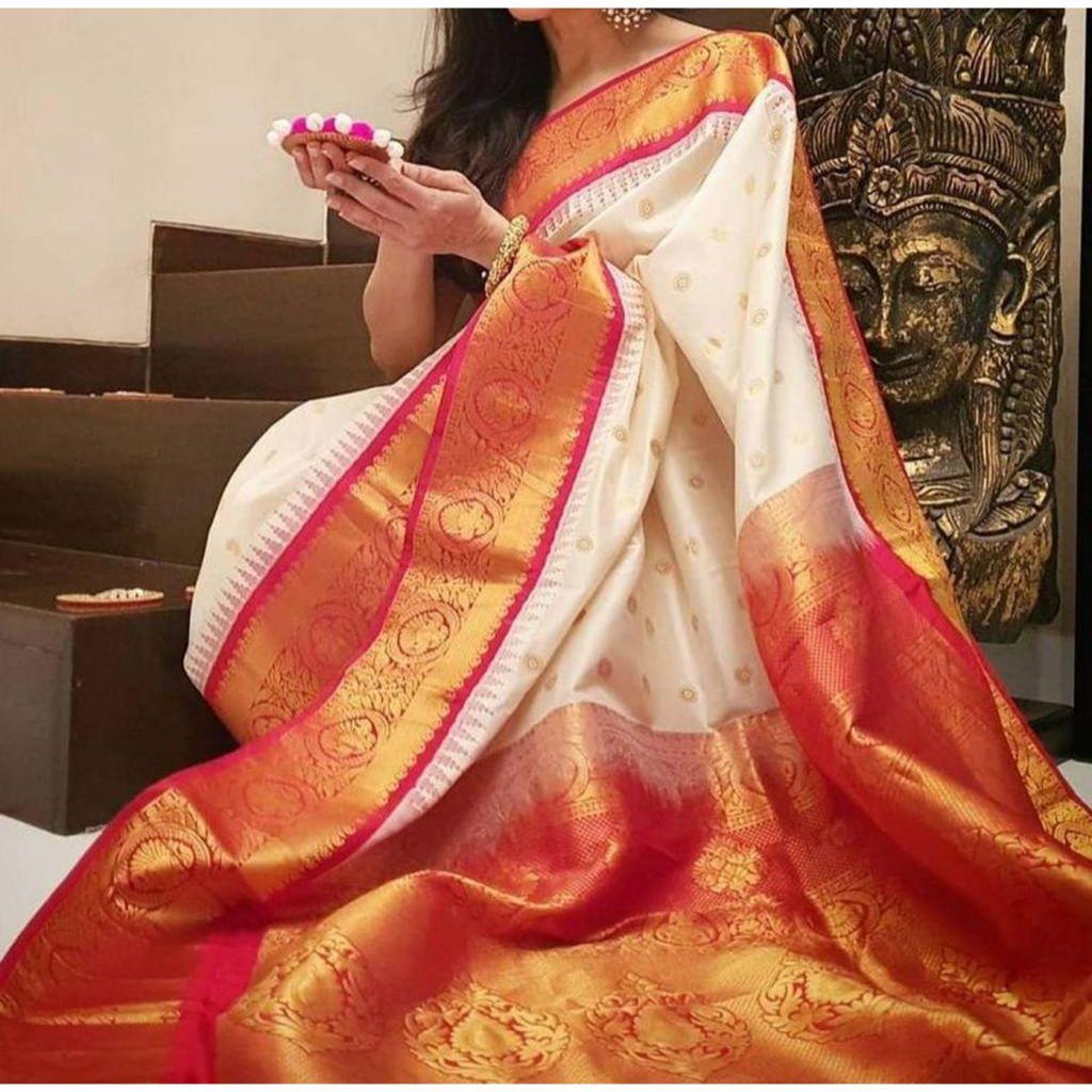 Elegante abito da festa e da sposa sari per donna, camicetta (Deve essere cucito secondo la taglia e la vestibilità)