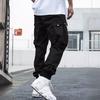Pantaloni casual da uomo di marca alla moda, multi-tasche, gamba larga