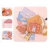 Birthday Card Festival Card Cartoon Animal Greeting Card Envelope Postcard for Children