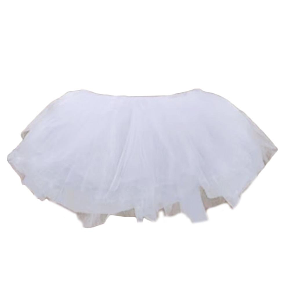 

Без обруча Подъюбник 4 слоя Тюль Бальное платье Подъюбники Мода Нижняя юбка Кринолин белый