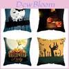 Halloween Themed Cushion Cover With Super Soft Short-pile Velour Material