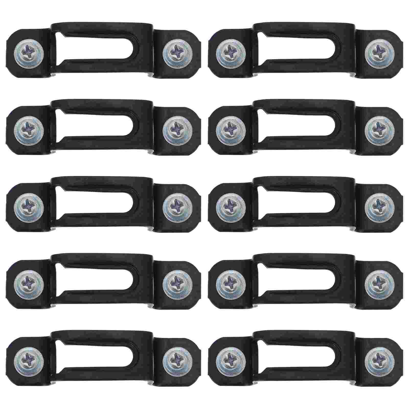 

50 Sets Connector Hidden Cabinet Invisible Furniture Cupboard Buckle Screw Fastener чорний