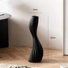Ceramiczny wazon meble nordyckie rękodzieło ozdoby prosta dekoracja naczynia kwiatowe biały stojący wysoki wazon akcesoria do dekoracji domu