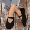 Spring Autumn Women's Casual Single Footwear New Large Shallow Mouth Shoes Lowcut Antislip Flat Lightweight Comfort Ladies Shoes