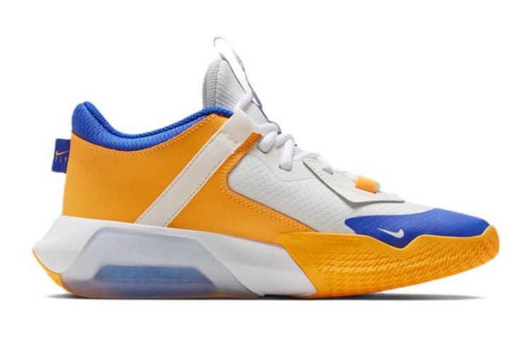 Nike Air Zoom Crossover Low Top Children's Basketball Shoes White Orange Blue, Single Layer FD4638-181
