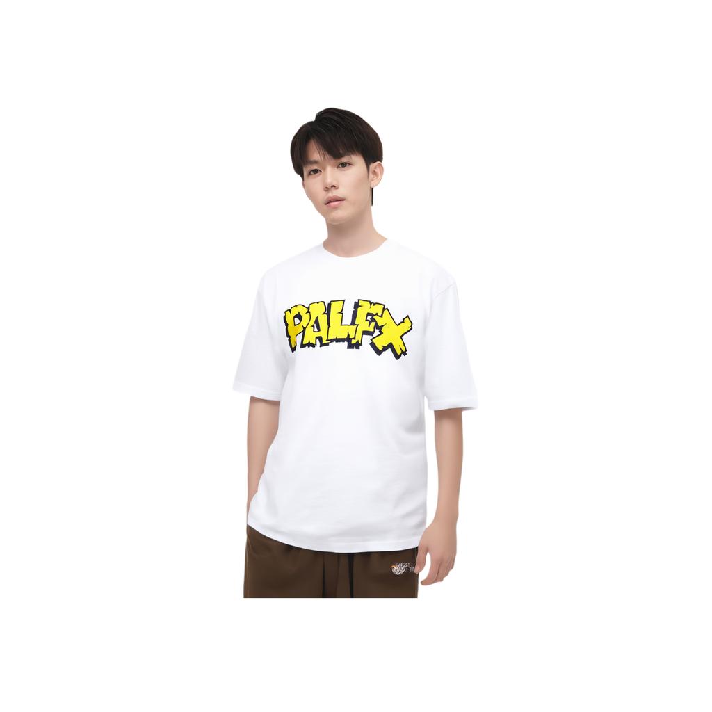 Palace Alphabet Print Basic Short Sleeve T-Shirt Unisex Tops White P20TS097