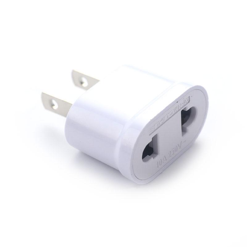 Us Plug To Eu Plug Round And Flat Dual-Purpose Conversion Plug Converter Socket