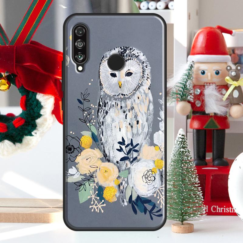 Cute Owl Cartoon For Huawei Nova 7i 8i 11i 12i 12s Y73 Y70 Y90 Y60 Y72 Y61 Y91 9 10 SE P30 Pro P40 Lite Case