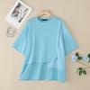 ZANZEA Women Summer Round Neck Short Sleeve Casual T-Shirts