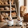 Resin Chef Figurine Home Decoration Cartoon Chef Dolls Creative Chef Statue  Dining Room