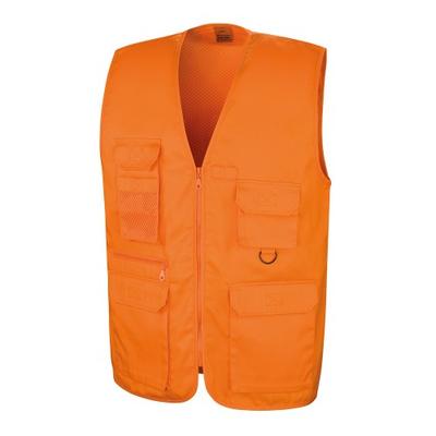 WORK-GUARD by Result Mens Safari Waistcoat