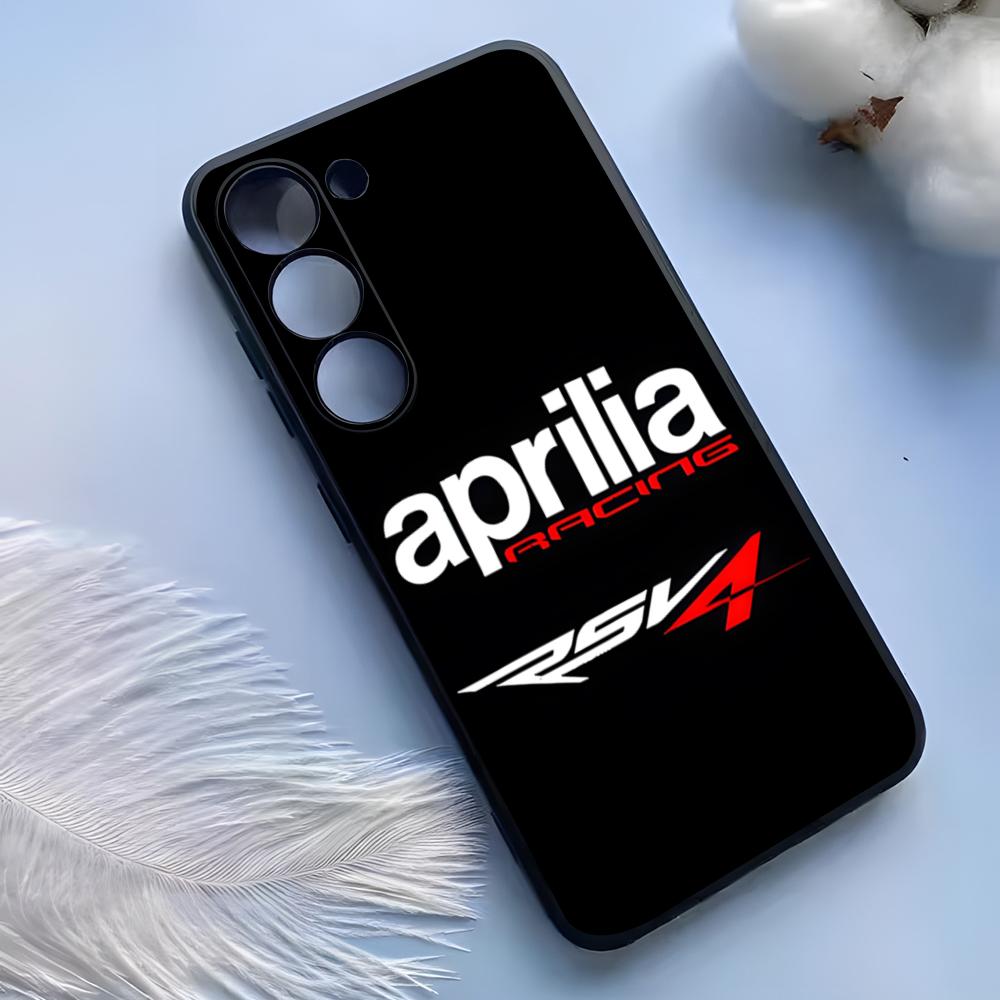 A-Aprilia Motorcycle Logo Phone Case For Samsung S25 Ultra S24 S23 S22 S21 S20 Plus Fe Galaxy A54 A53 A34 A25 Silicone Cover