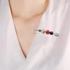 Alloy Brooch Pin Wear-Resistant Anti-Rust Elegant Imitation Stone Design Lapel Pin Sweaters Dresses Hats Bags Badge Clothes Accessories