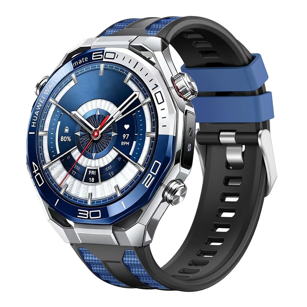22MM Silicone Sport Strap for Huawei Smart Watch Ultimate 2 Original Replace Band for Huawei GT6 Pro GT6 46mm Band Accessories
