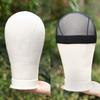 Lightweight Canvas Mannequin Head With Mount Hole Styling Mannequin Wig Display Stand  Wig Making