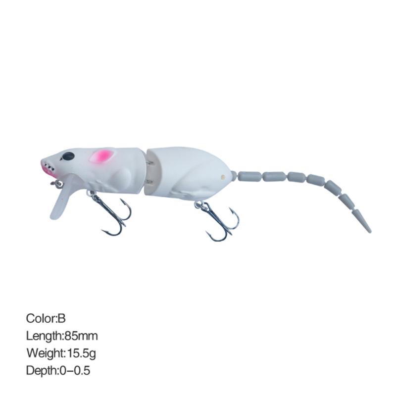 

15,5 г/15,5 см. Приманки для риболовлі на мишу, минь, що виляє хвостом. Повільно тоне. Штучна підроблена наживка 9008 Риболовля B