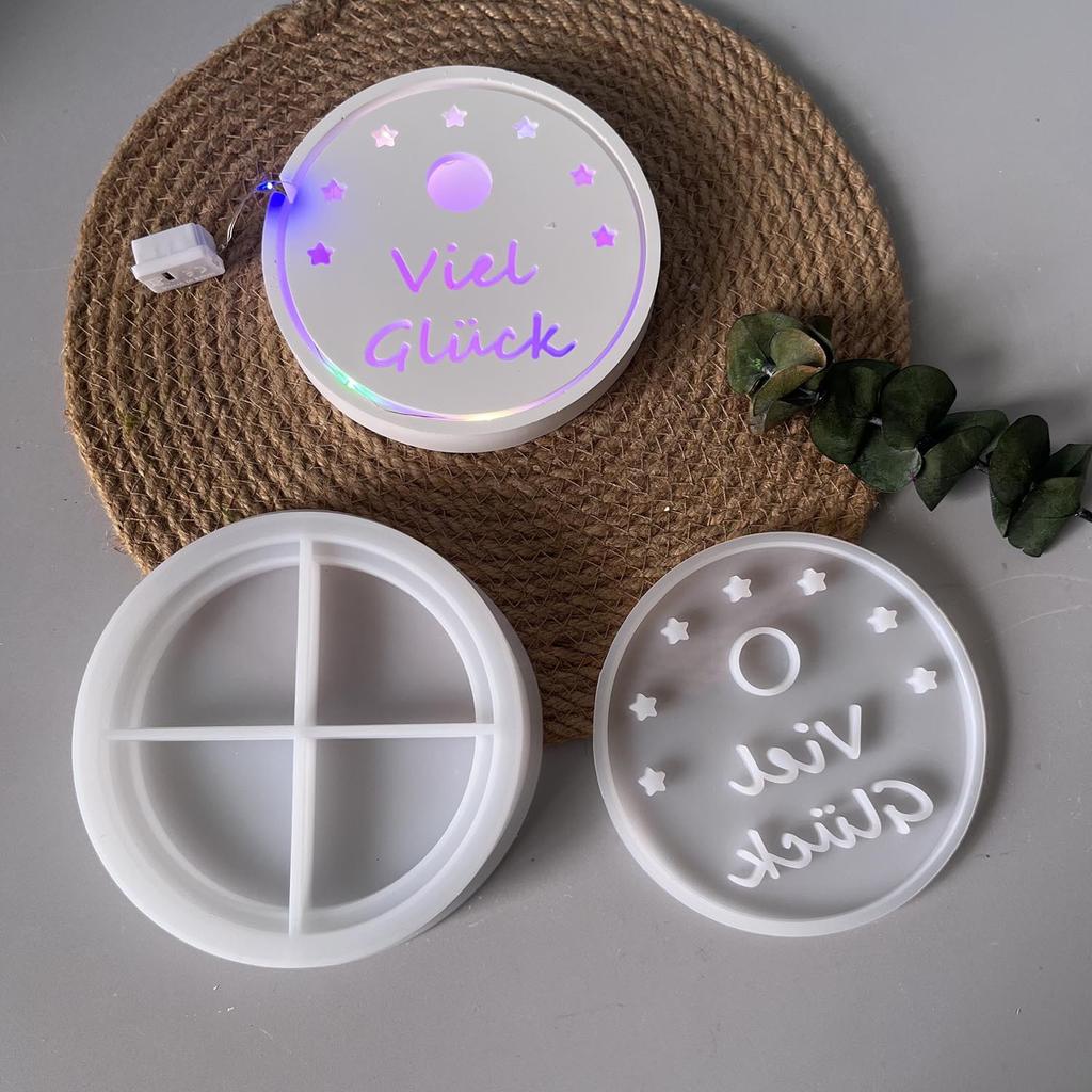 Round Socket Candlestick Holder Silicone Mould Candle Insert Holder Resin Mould Holiday Ambient Lights Mold Festival Home Decor