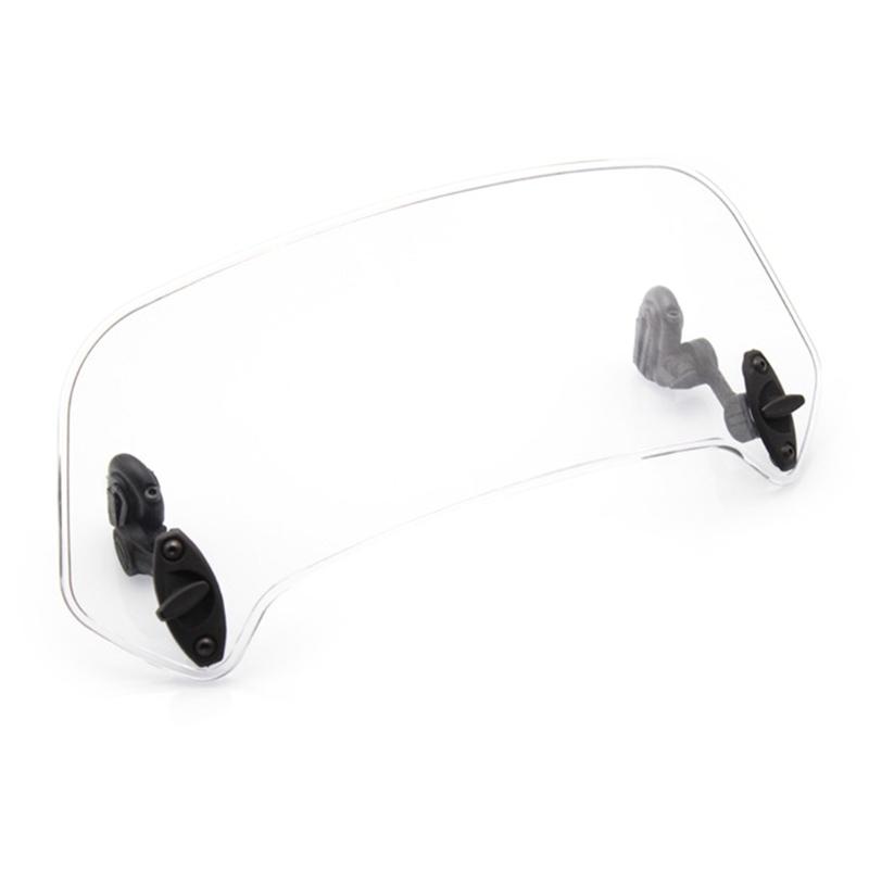 Motorcycle Windshield Airflow Adjustable Windscreen Extension Wind Deflector