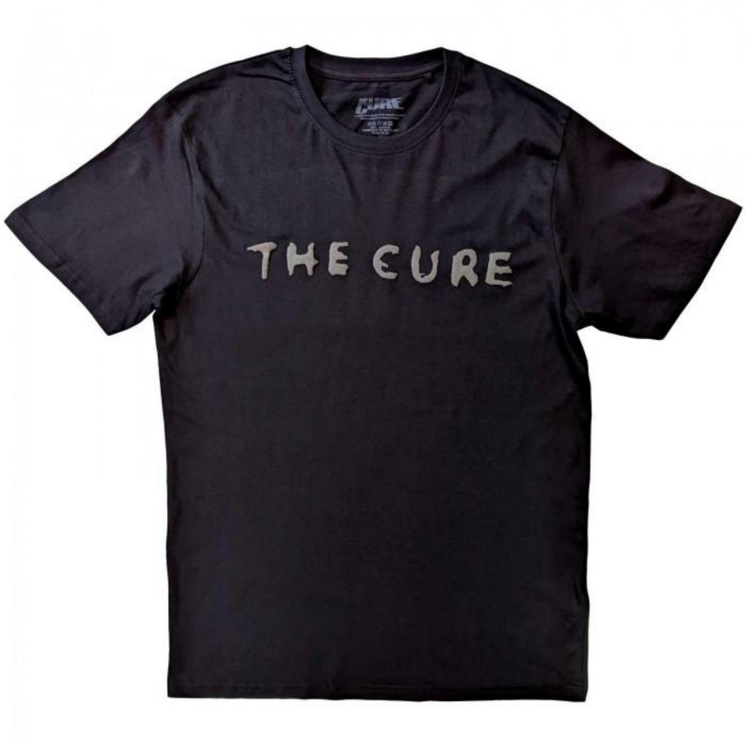 The Cure Unisex Adult Logo Hi-Build T-Shirt S