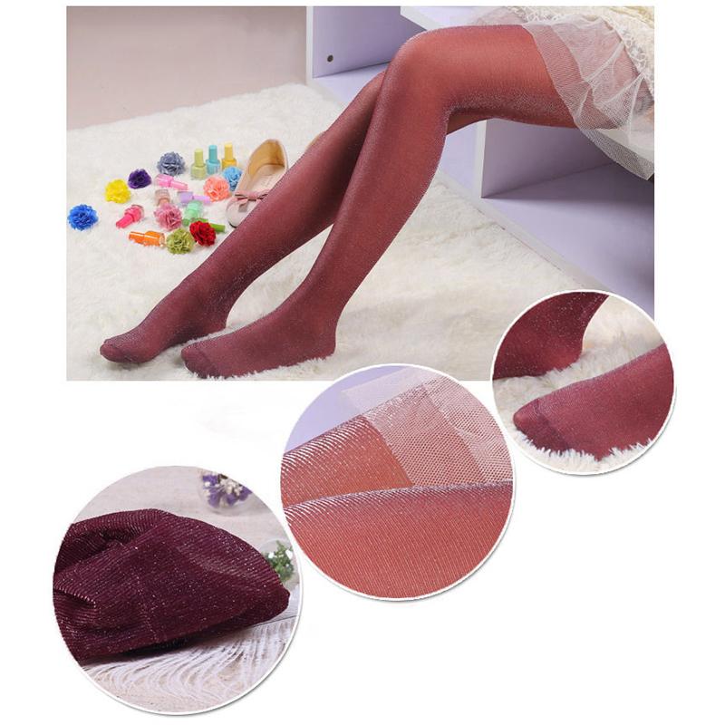 1Pc Sparkle Night Party Sexy Silver Glitter Pantyhose Ladies' Spandex Shiny Stockings Tights Women