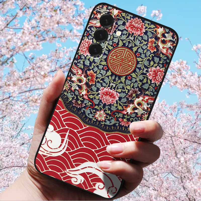 3D Relief Embossed Retro For Galaxy A17 5G Case Soft Silicone Back Cover Cases For SAMSUNG Galaxy A17 A17 5G 3D TPU Relief Cases