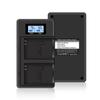 PALO 1400MAh NB-10L NB10L + Caricabatterie LCD con Porta Tipo C e Cavo USB per Canon G1X G15 G16 SX40HS SX50HS SX60HS SX40 SX50