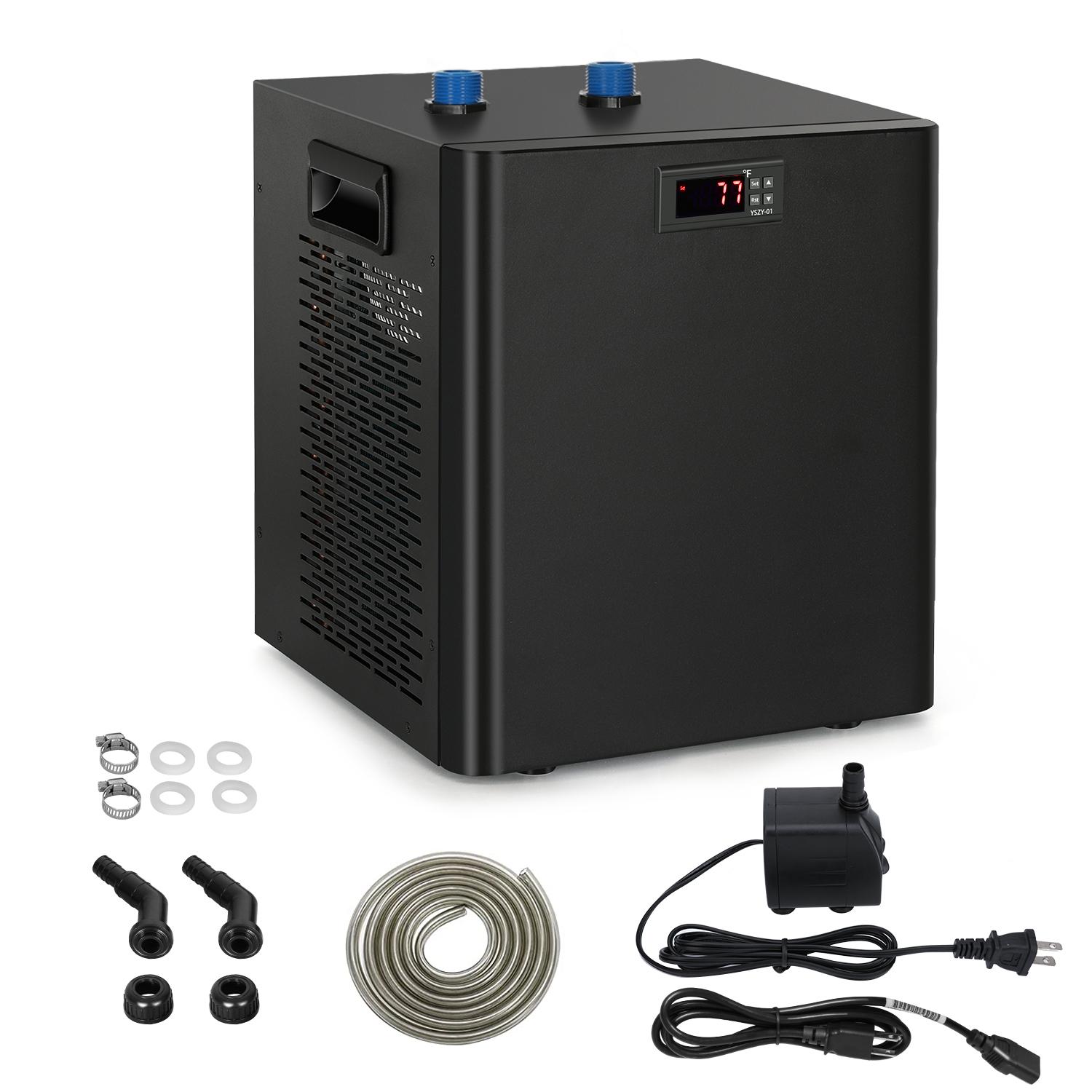 

300 л Морской аквариумный чиллер Машина для охлаждения воды 79 гал Аквариумные чиллеры Подходят для рифовых кораллов Медуз Креветок Водных растений