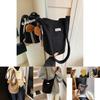 Trendy Street Style Canvas Bucket Bag For Women Spacious With Magnetic Closure