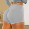 1 Stück Shorts Fitness Hüfte Elastisch Einfarbig Enganliegend Yoga Hohe Taille Lässig Chemiefasermischungen Fitnessstudio