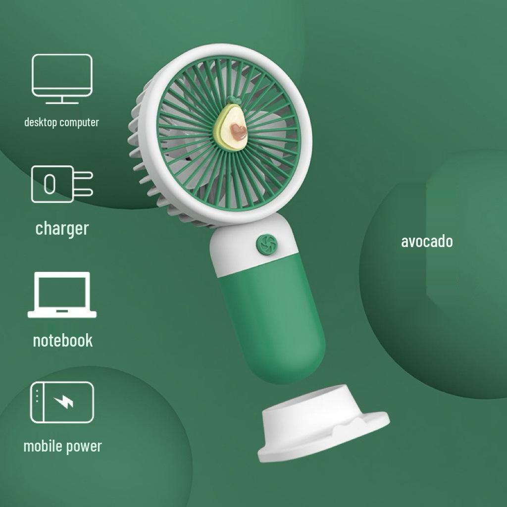 Portable Cartoon Flower Mini Fan & Phone Holder - Cute Gift Souvenir