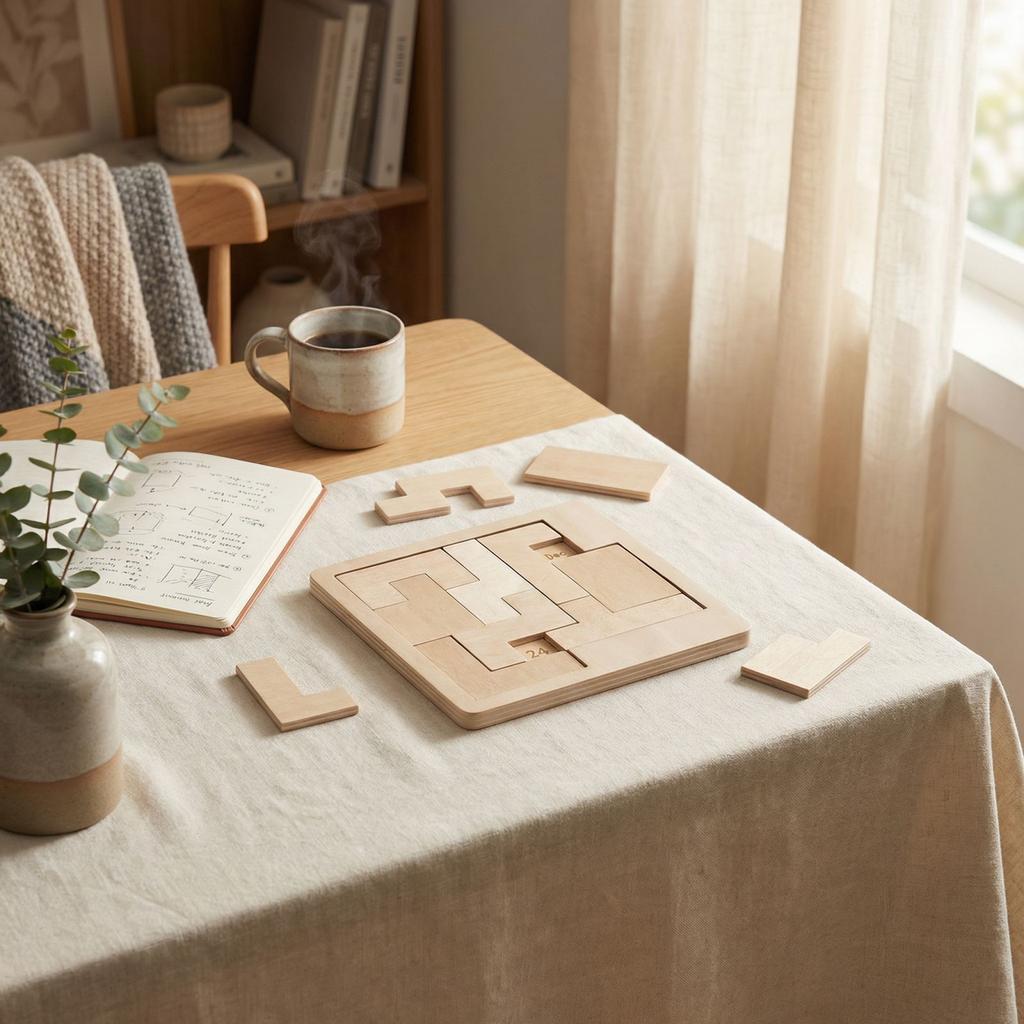 Daily Calendar Puzzle - Wooden Puzzle For Adults - Challenge Yourself With 365+ Dates, An Puzzle.