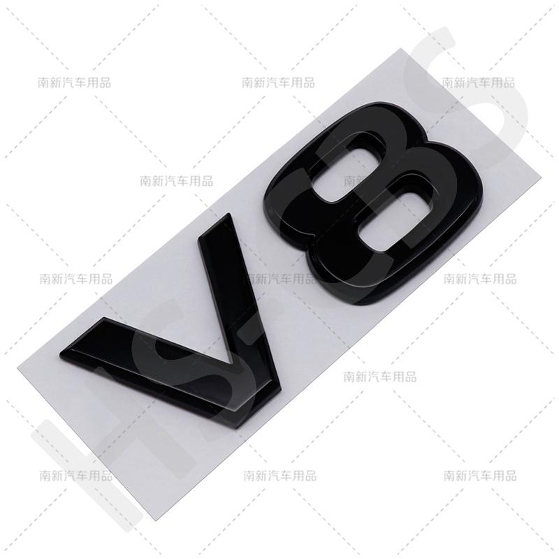 3D ABS Chrome V8 Letters Car Fender Badge Sticker V8 Emblem Badge Logo Car Styling Accessories