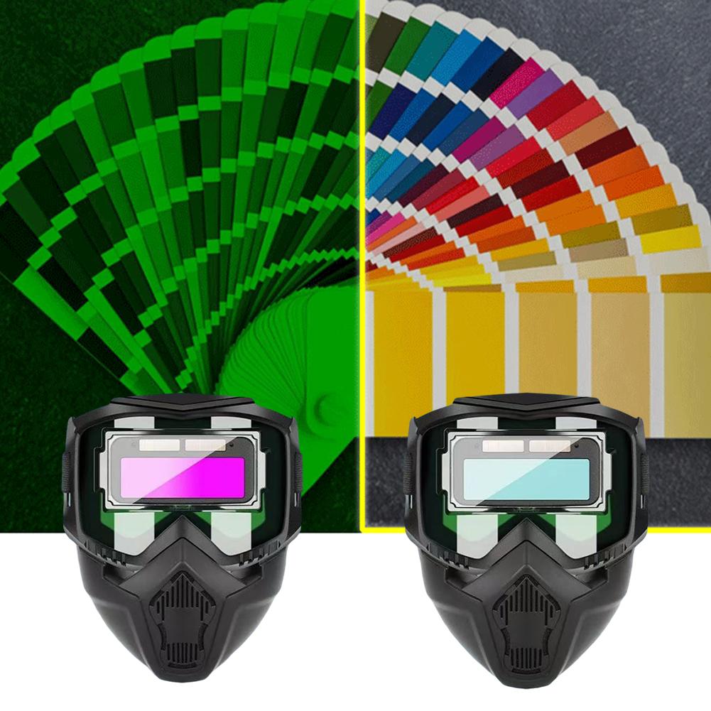Welding Helmet Auto Darkening Large Viewing True Color Welding Mask Detachable Wide Shade Welder Mask for Welding and Cutting