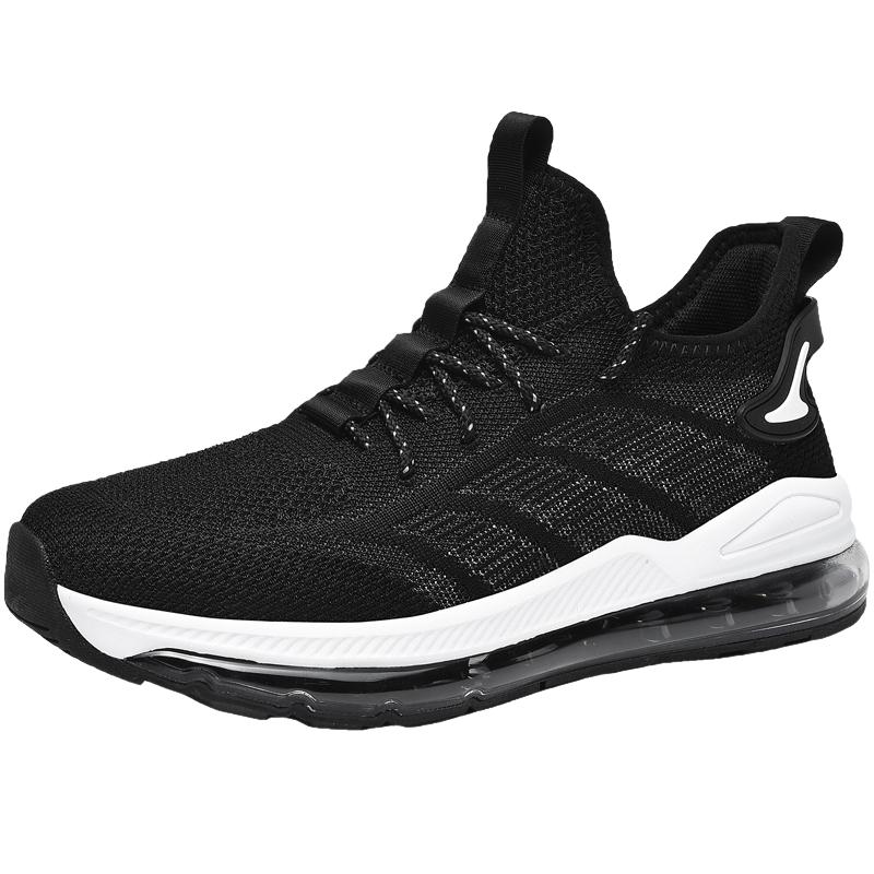Running Sneakers Plus Size 45 46 47 48 Men Air Cushion Shoes Fashion Casual Mesh Breathable Height Increased Flat Platform Shoes
