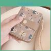 Wallet Card Holder With Cartoon Bear Design For Daily Use