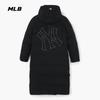 MLB Unisex Water-Repellent Back Logo Hooded Long Down Jacket